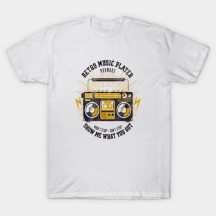 Boombox Music Player T-Shirt